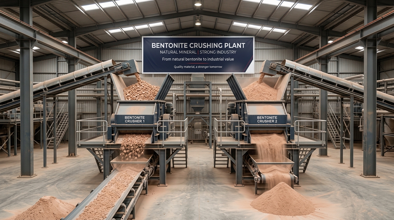 Crusher Grade Bentonite Crushing Plant